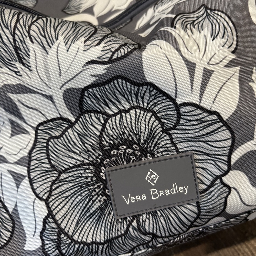 NWT Vera Bradley Lighten Up XL Duffel Backpack Moon Shadow Meadow